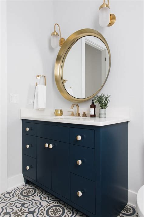 sherwin williams naval bathroom cabinets.